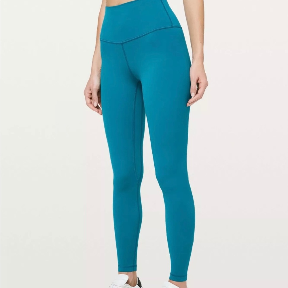 Lululemon Align 28” Size 6 CPRI Blue